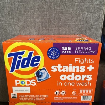 Tide PODS Laundry Detergent Pacs, Spring Meadow, 156 ct Free Shipping