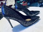 Brand New Sparkly Heels By MIX NO. 6 - Size 9.5 M - Heel Height 4 Inches Box 79