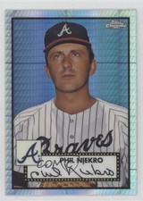 2021 Chrome Platinum Anniversary Mega Box Prism Refractor Phil Niekro HOF 12xz