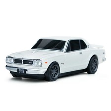 Souris sans fil CAMSHOP Nissan Skyline 2000GT-R KPGC10 Bluetooth Hakosuka Blanc