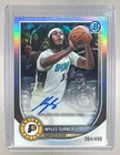 Myles Turner 2025 Bowman Chrome #BCA-MT Refractor Auto /499