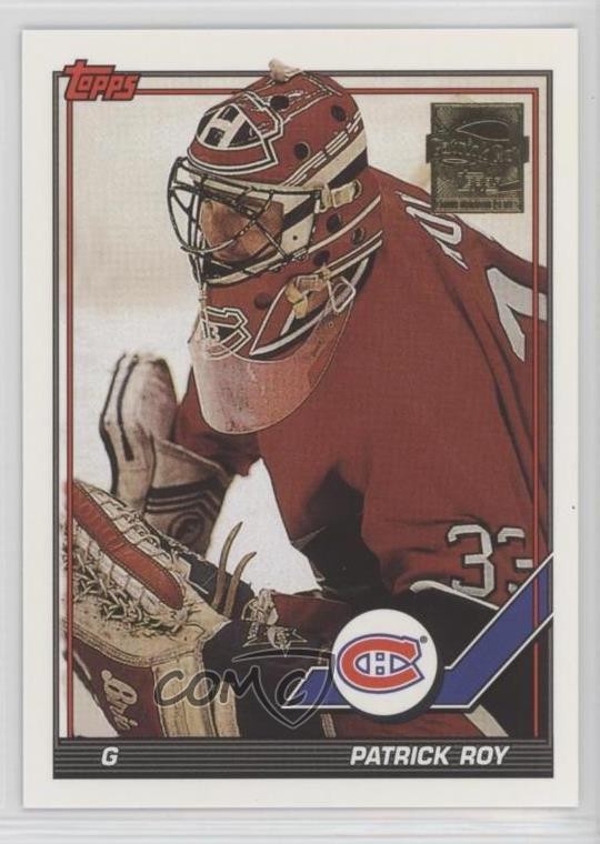 2002-03 Topps Patrick Roy Reprints Patrick Roy (1991-92 Topps) #6 HOF 2vh