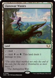 Llanowar Wastes 165/230 Commander: Edge of Eternities
