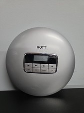 HOTT CD511 Silver Portable CD Player Personal Compact CD Player with LCD Display