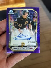 2026 Bowman Mega Box Konnor Griffin BMA-KG Purple Mojo Refractor Auto /199