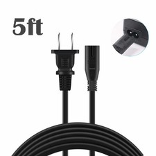 5ft AC Power Cord Cable For Hisense TV 49H6E 55H6D 43H6D 65H6D 43H7D 43R6E 50R6E
