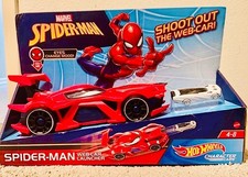 Hot Wheels Marvel Spider-Man Character Car - Red (FDM61)