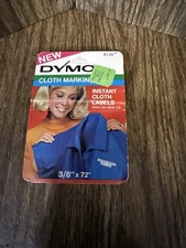 Vintage Dymo Cloth Marking Tape 3/8 x 72 Inst...