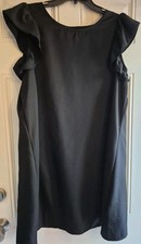 SHEIN CURVE Dress - 1XL - Scoop Neck, Sleeveless w/Ruffle Arm Openings, A-Line