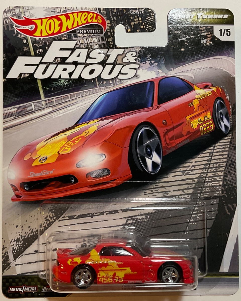 Hot Wheels 2020 Fast & Furious Fast Tuners Mazda RX-7 FD Red #1/5
