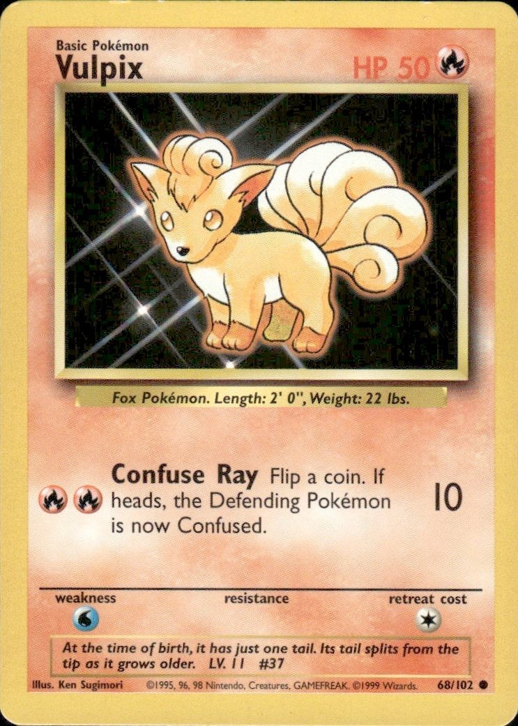 Vulpix - Base Set - 068/102 - Common