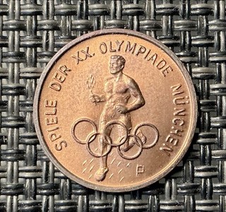Medaille Olympische Spiele 1972 München Originalbilder