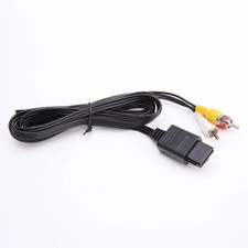 AV TV Audio Video Stereo Cable Cord For Nintendo 64 N64 SNES Gamecube 6FT