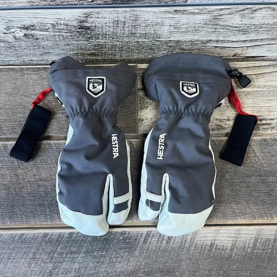 Hestra Army Leather 3-Finger Heli Ski Glove - Used