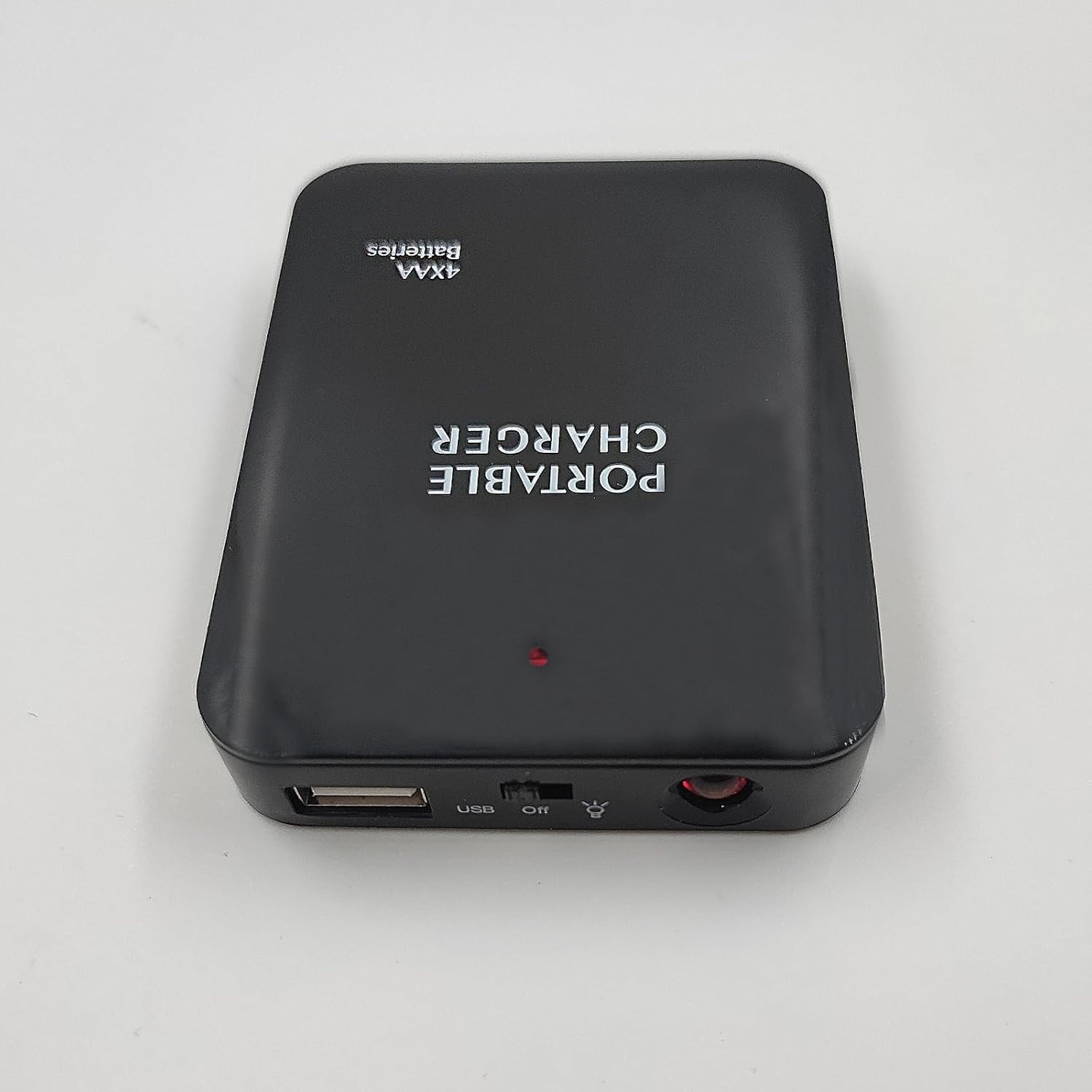Battery Operated Phone Charger Emergency|USB Powered Power Bank Black 