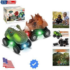 Dinosaur Car Toys for Toddler Kids: Dinosaur Toys for Kids 3-5 - Toys for 2 3...