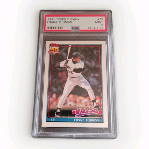 Frank Thomas #79 1991 Topps Tiffany card