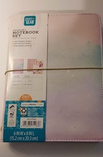 Pen Gear Travelers Notebook Set Journal Notes Planner Calendar 6x8 New