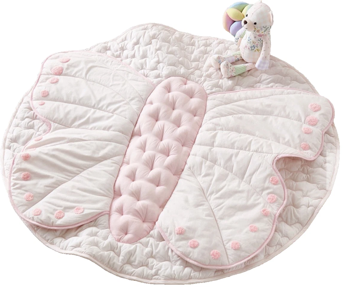 Pottery Barn Kids Blush Butterfly Picture-Perfect Play Mat ~~Pink~~