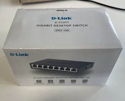 D-Link 8-Port Gigabit Desktop Switch DGS-108