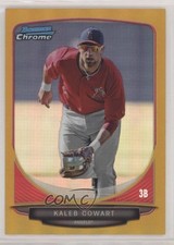 2013 Bowman Draft Top Prospects Chrome Gold Refractor 6/50 Kaleb Cowart 0q3