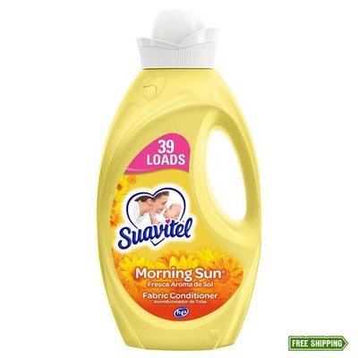 New Suavitel Liquid Fabric Softener, Morning Sun, 4