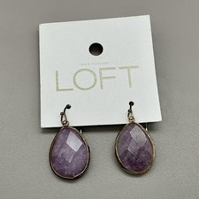 Ann Taylor LOFT Earrings Dangle Teardrop Lave...