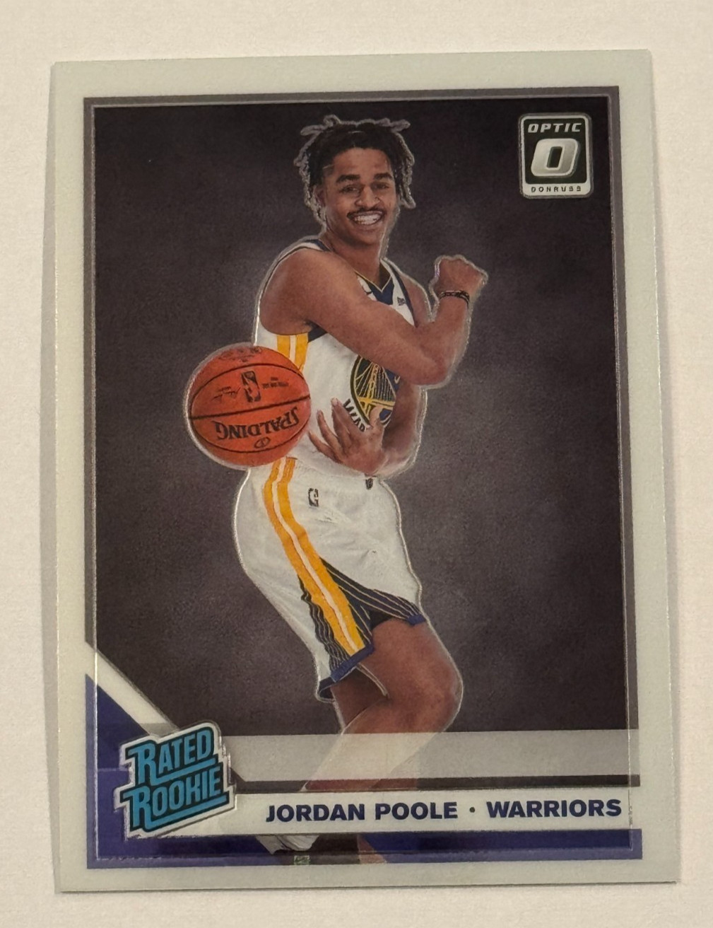2019-20 Panini Donruss Optic Rated Rookie #169 Jordan Poole Golden State