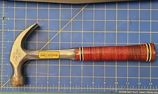 NEW Vintage Estwing E20C Curved Claw Hammer With Leather Handle 20 oz
