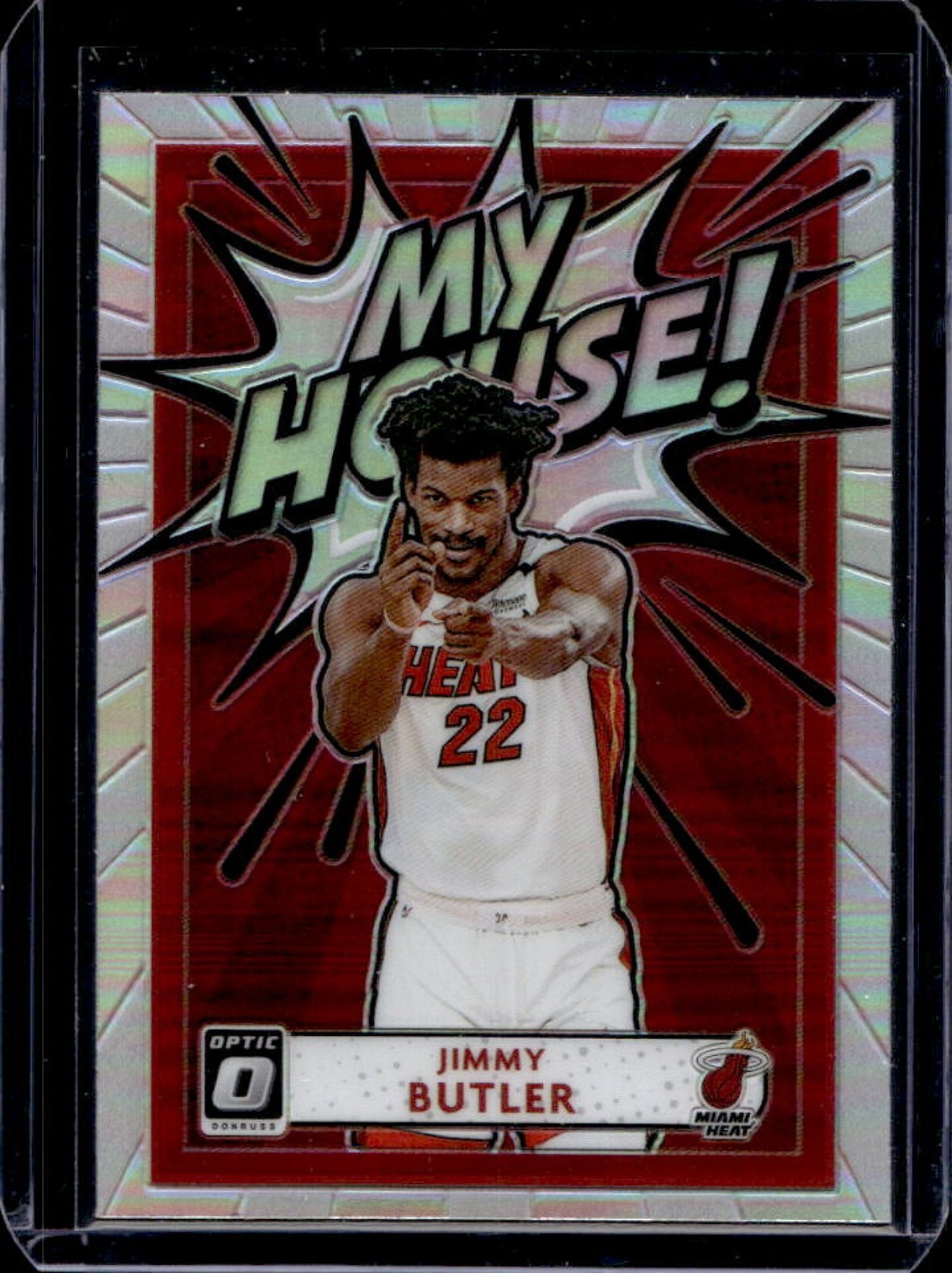 2020-21 Donruss Optic Jimmy Butler My House Holo #6 Heat