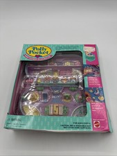 Vtg Polly Pocket Baby Stampin Playground 1995 Mattel Bluebird toys box Ships