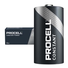 Procell D Battery Duracell Alkaline Batteries Constant, Industrial, LR20, 5 Year