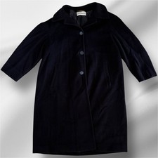 cappotto vintage per donne colorazione nera taglia 47 nuovo senza difetti