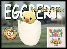 1999 Beanie Babies Series 2 Eggbert the Baby Chick #168