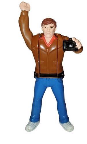 McDonalds Happy Meal Peter Parker Spiderman Action Figure Toys 1995 Marvel  - Afbeelding 3 van 3