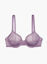NWT Cuup Bra The Demi Mesh Amethyst Sz 34F