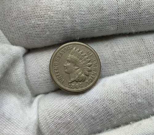 1864 Copper/Nickel Indian Head Cent GOOD 1c N394