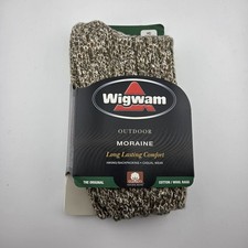 Vintage WigWam Outdoor Moraine Socks Cotton Wool Blend USA Made Size M