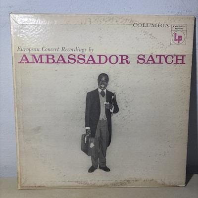 LOUIS ARMSTRONG & HIS ALL-STARS Ambassador Satch LP COLUMBIA 6-Eye DG Jazz