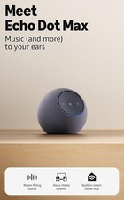 Image of Amazon Echo Dot Max (newest gen), Alexa speaker with room-filling sound and buil
