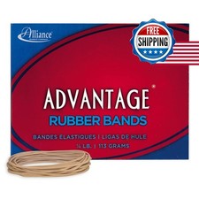 Alliance Rubber 26199 Advantage Rubber Bands Size 19, 1/4 Lb Contains Approx.