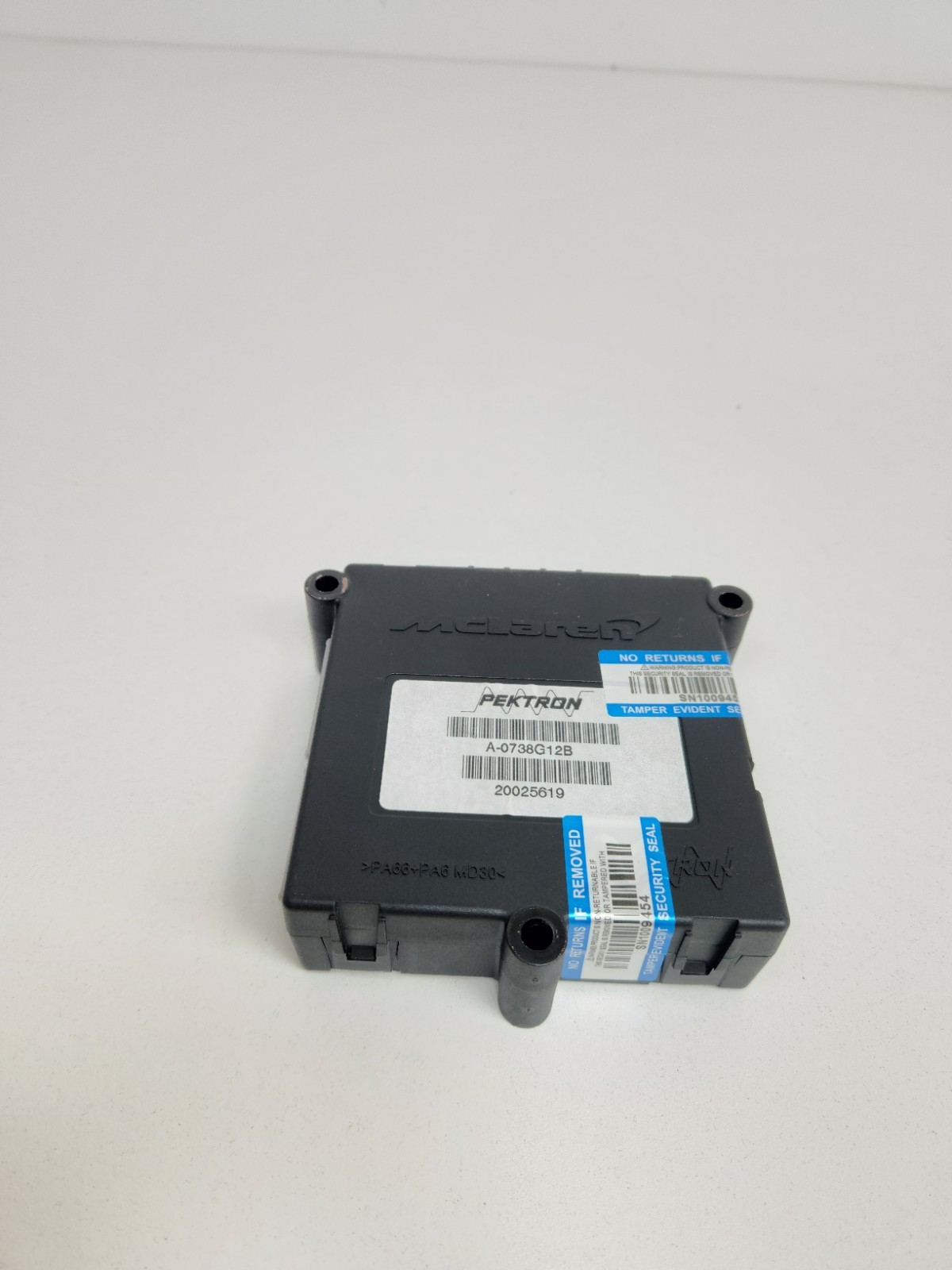 2015-2017 MCLAREN 675LT LEFT DRIVER SIDE PEKTRON DCM DOOR CONTROL MODULE UNIT 