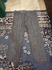 Karl Kani Gold Men's Gray Denim Jeans Y2K 40x32
