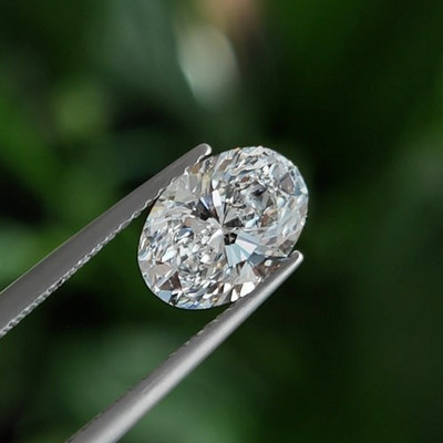 CERTIFIED 1 Pcs White Color Natural Diamond D Grade OVAL CUT  VVS1/14.75 mm