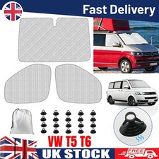 Internal Thermal Blind Window Cover Set Windscreen Sunshade - VW T5 T6 UK Stock