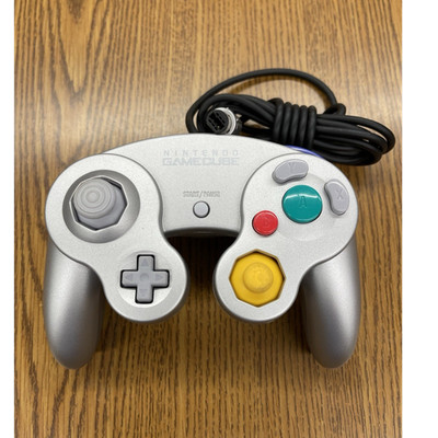 Nintendo GameCube Wired Controller Silver DOL-003 For Console