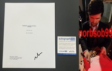 ADAM SCOTT SIGNED AUTOGRAPH SEVERANCE 54 PAGE PILOT SCRIPT w/EXACT PROOF & COA