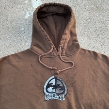 Vintage Y2K Billabong Brown Hoodie Size Large Skate Surf