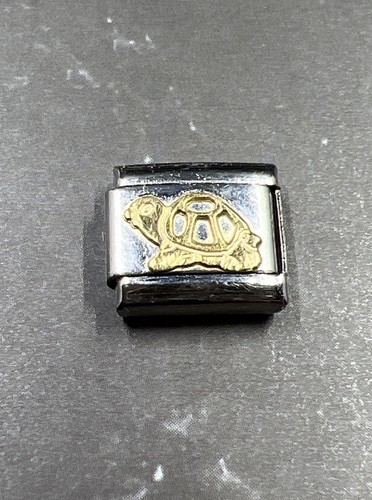 Vintage Y2K Genuine Nomination Turtle Italian Composable Link Charm