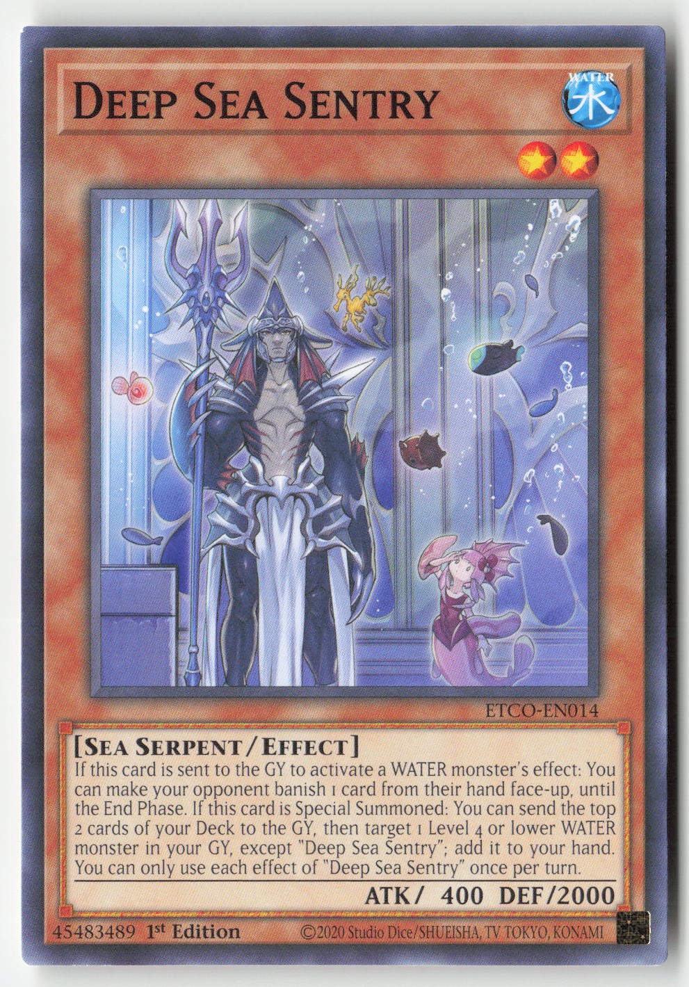 Yugioh - Deep Sea Sentry ETCO-EN014 1st Edition - Eternity Code